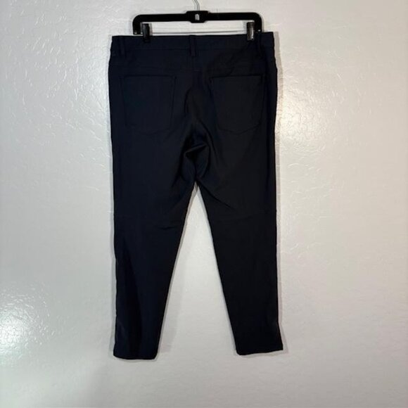Lululemon Pants Mens 34 Black ABC 5 Pocket Slim Stretch Commuter Tapered Tech - Picture 3 of 7